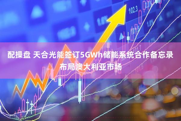 配操盘 天合光能签订5GWh储能系统合作备忘录布局澳大利亚市场